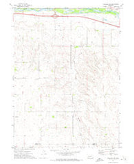 Ogallala SE Nebraska Historical topographic map, 1:24000 scale, 7.5 X 7.5 Minute, Year 1971
