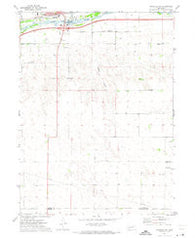 Ogallala SW Nebraska Historical topographic map, 1:24000 scale, 7.5 X 7.5 Minute, Year 1971
