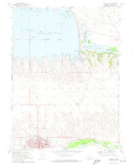 Ogallala Nebraska Historical topographic map, 1:24000 scale, 7.5 X 7.5 Minute, Year 1971