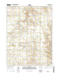 Ohiowa Nebraska Current topographic map, 1:24000 scale, 7.5 X 7.5 Minute, Year 2014