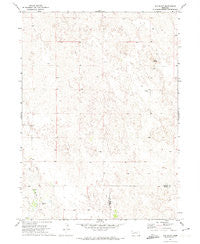 Old Baldy Nebraska Historical topographic map, 1:24000 scale, 7.5 X 7.5 Minute, Year 1971