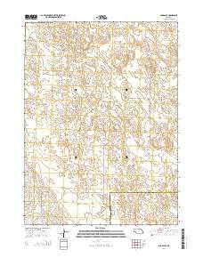 Old Baldy Nebraska Current topographic map, 1:24000 scale, 7.5 X 7.5 Minute, Year 2014