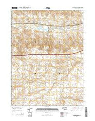 Oliver Reservoir Nebraska Current topographic map, 1:24000 scale, 7.5 X 7.5 Minute, Year 2014