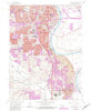 Omaha South Nebraska Historical topographic map, 1:24000 scale, 7.5 X 7.5 Minute, Year 1956