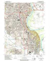Omaha South Nebraska Historical topographic map, 1:24000 scale, 7.5 X 7.5 Minute, Year 1994