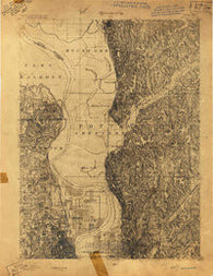 Omaha Iowa Historical topographic map, 1:62500 scale, 15 X 15 Minute, Year 1893