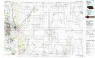 Omaha Nebraska Historical topographic map, 1:100000 scale, 30 X 60 Minute, Year 1985