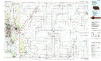 Omaha Nebraska Historical topographic map, 1:100000 scale, 30 X 60 Minute, Year 1985