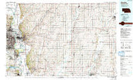 Omaha Nebraska Historical topographic map, 1:100000 scale, 30 X 60 Minute, Year 1985