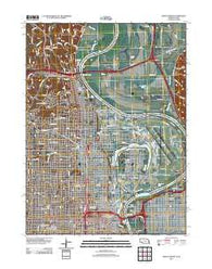 Omaha North Nebraska Historical topographic map, 1:24000 scale, 7.5 X 7.5 Minute, Year 2011