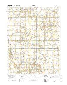 Ong Nebraska Current topographic map, 1:24000 scale, 7.5 X 7.5 Minute, Year 2014