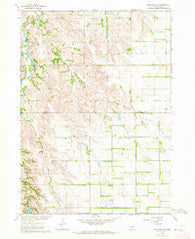 Orchard NE Nebraska Historical topographic map, 1:24000 scale, 7.5 X 7.5 Minute, Year 1963