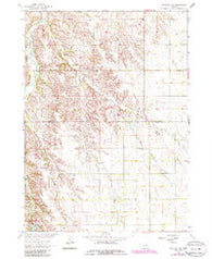 Orchard NE Nebraska Historical topographic map, 1:24000 scale, 7.5 X 7.5 Minute, Year 1963
