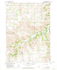 Orchard NW Nebraska Historical topographic map, 1:24000 scale, 7.5 X 7.5 Minute, Year 1963
