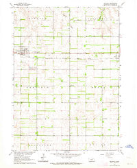 Orchard Nebraska Historical topographic map, 1:24000 scale, 7.5 X 7.5 Minute, Year 1963