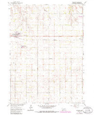 Orchard Nebraska Historical topographic map, 1:24000 scale, 7.5 X 7.5 Minute, Year 1963