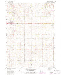 Orchard Nebraska Historical topographic map, 1:24000 scale, 7.5 X 7.5 Minute, Year 1963
