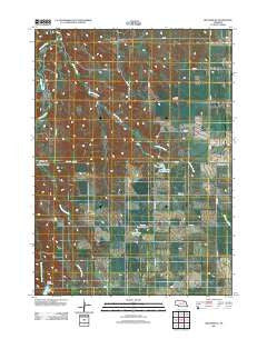 Orchard NE Nebraska Historical topographic map, 1:24000 scale, 7.5 X 7.5 Minute, Year 2011