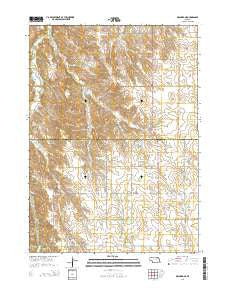 Orchard NE Nebraska Current topographic map, 1:24000 scale, 7.5 X 7.5 Minute, Year 2014