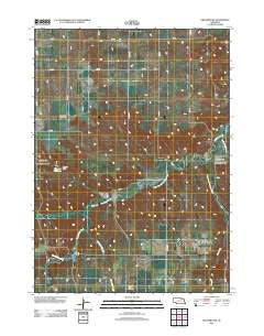 Orchard NW Nebraska Historical topographic map, 1:24000 scale, 7.5 X 7.5 Minute, Year 2011