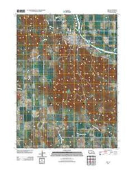 Ord Nebraska Historical topographic map, 1:24000 scale, 7.5 X 7.5 Minute, Year 2011