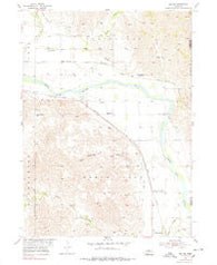 Ord SE Nebraska Historical topographic map, 1:24000 scale, 7.5 X 7.5 Minute, Year 1954