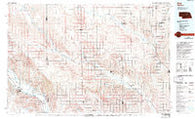 Ord Nebraska Historical topographic map, 1:100000 scale, 30 X 60 Minute, Year 1985