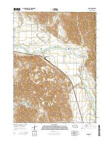Ord SE Nebraska Current topographic map, 1:24000 scale, 7.5 X 7.5 Minute, Year 2014