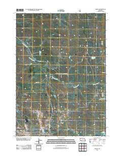 Orella Nebraska Historical topographic map, 1:24000 scale, 7.5 X 7.5 Minute, Year 2011