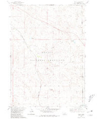 Orella Nebraska Historical topographic map, 1:24000 scale, 7.5 X 7.5 Minute, Year 1980