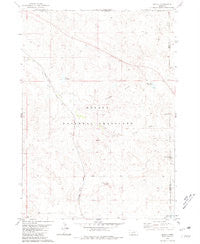 Orella Nebraska Historical topographic map, 1:24000 scale, 7.5 X 7.5 Minute, Year 1980