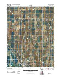 Orleans Nebraska Historical topographic map, 1:24000 scale, 7.5 X 7.5 Minute, Year 2011