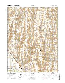 Orleans Nebraska Current topographic map, 1:24000 scale, 7.5 X 7.5 Minute, Year 2014