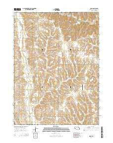 Orum Nebraska Current topographic map, 1:24000 scale, 7.5 X 7.5 Minute, Year 2014