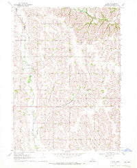 Orum Nebraska Historical topographic map, 1:24000 scale, 7.5 X 7.5 Minute, Year 1969