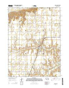 Osceola Nebraska Current topographic map, 1:24000 scale, 7.5 X 7.5 Minute, Year 2014