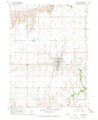 Osceola Nebraska Historical topographic map, 1:24000 scale, 7.5 X 7.5 Minute, Year 1965
