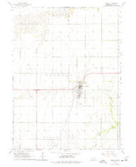 Osceola Nebraska Historical topographic map, 1:24000 scale, 7.5 X 7.5 Minute, Year 1965