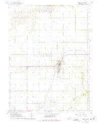 Osceola Nebraska Historical topographic map, 1:24000 scale, 7.5 X 7.5 Minute, Year 1965