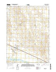 Oshkosh Nebraska Current topographic map, 1:24000 scale, 7.5 X 7.5 Minute, Year 2014