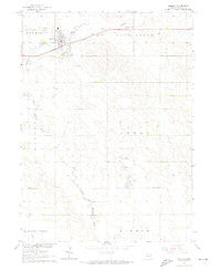 Osmond Nebraska Historical topographic map, 1:24000 scale, 7.5 X 7.5 Minute, Year 1963