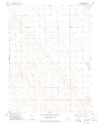 Ough Nebraska Historical topographic map, 1:24000 scale, 7.5 X 7.5 Minute, Year 1973