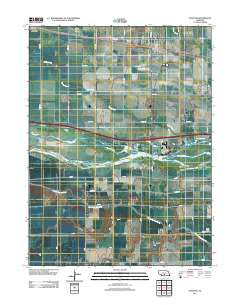 Overton Nebraska Historical topographic map, 1:24000 scale, 7.5 X 7.5 Minute, Year 2011