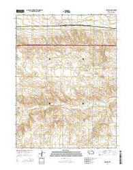 Owasco Nebraska Current topographic map, 1:24000 scale, 7.5 X 7.5 Minute, Year 2014