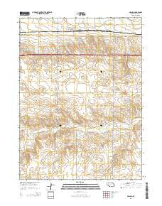 Owasco Nebraska Current topographic map, 1:24000 scale, 7.5 X 7.5 Minute, Year 2014