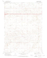 Owasco Nebraska Historical topographic map, 1:24000 scale, 7.5 X 7.5 Minute, Year 1972