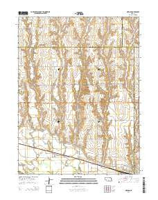 Oxford Nebraska Current topographic map, 1:24000 scale, 7.5 X 7.5 Minute, Year 2014