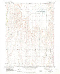 Oxford NW Nebraska Historical topographic map, 1:24000 scale, 7.5 X 7.5 Minute, Year 1971