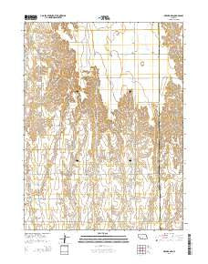 Oxford NW Nebraska Current topographic map, 1:24000 scale, 7.5 X 7.5 Minute, Year 2014