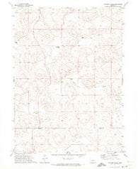 Packard Ranch Nebraska Historical topographic map, 1:24000 scale, 7.5 X 7.5 Minute, Year 1971